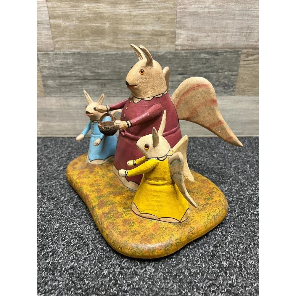 Folk Art Primitive Hand Carved 